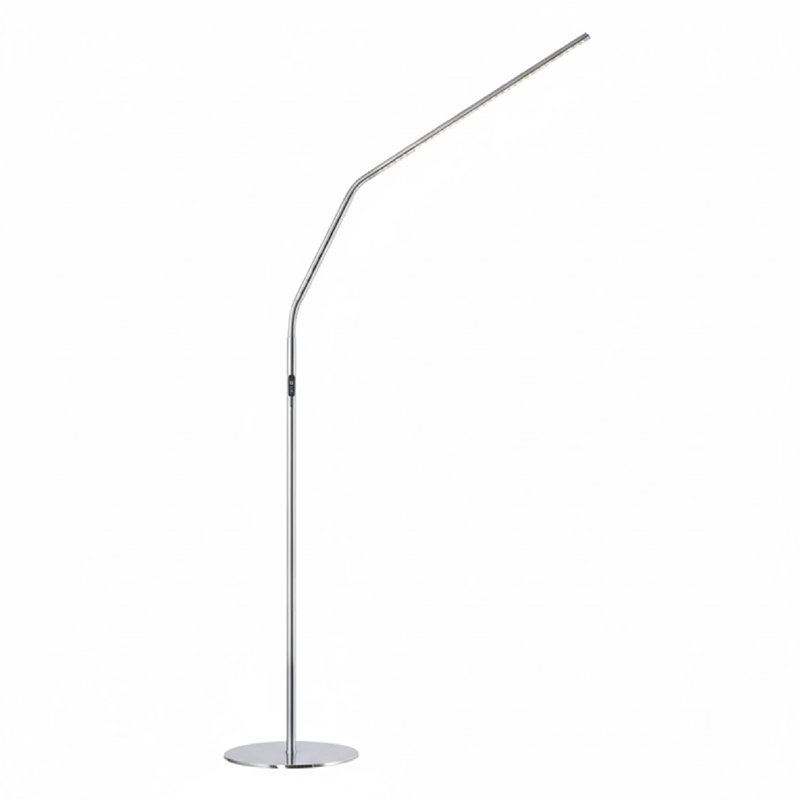 93cm LED Novelty Floor Lamp, Brushed Steel