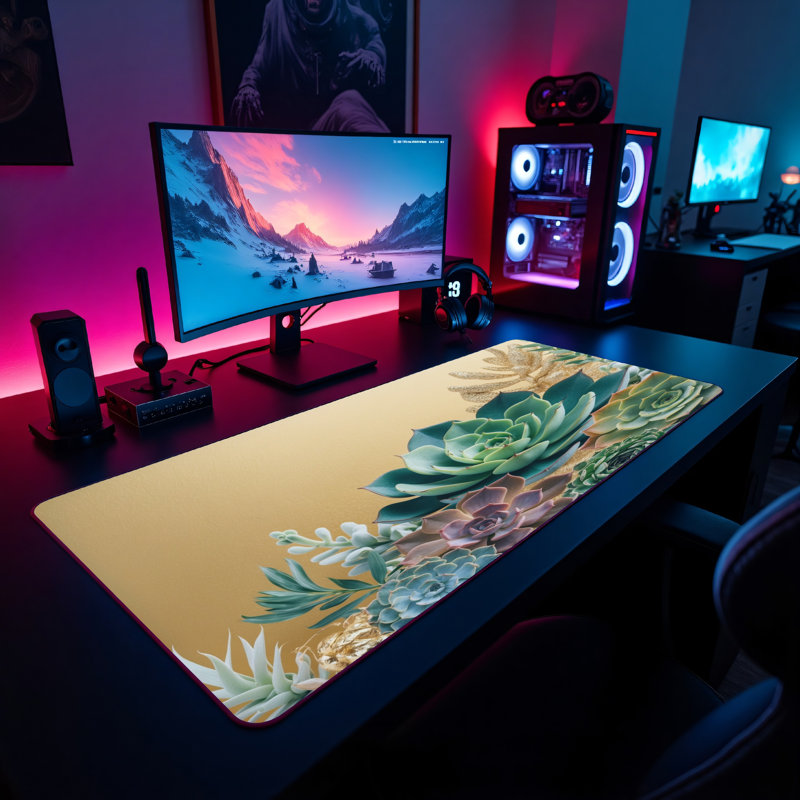Polyester Desk Pad, 23.6x13.8