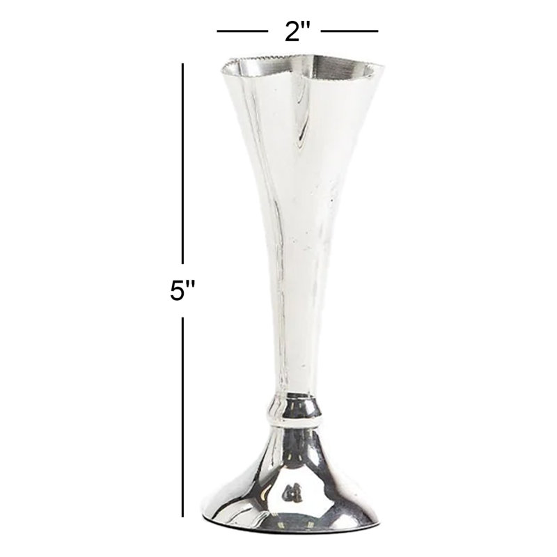 Ensemble de 5 vases à pied simple