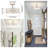 3-light Crystal Modern Semi Flush Mount