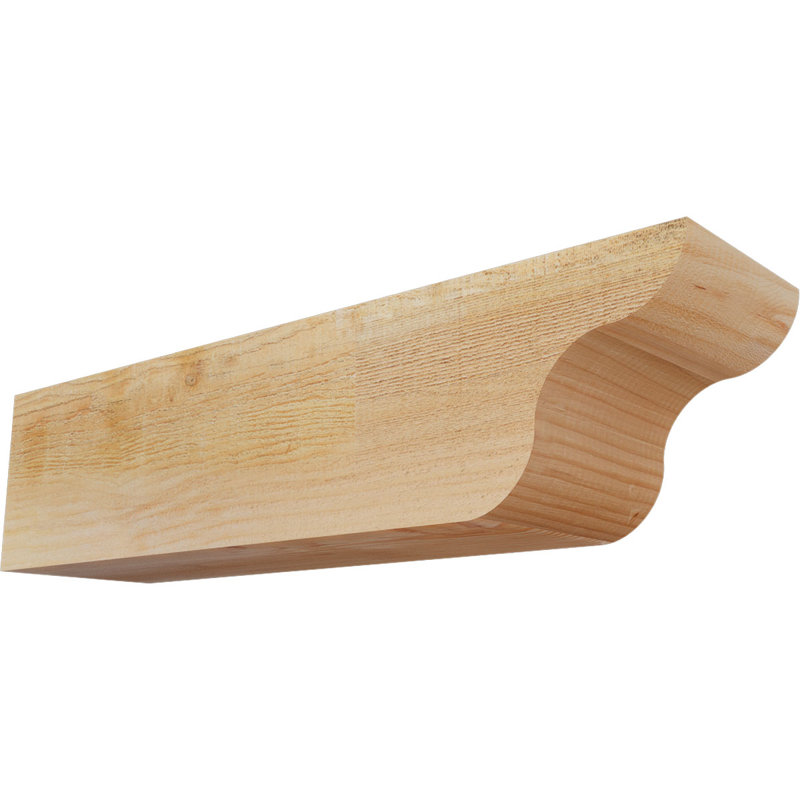 Carmel Rough Sawn Rafter Tail, Douglas Fir, 6"H x 6"W x 24"L
