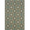 Green Ball Floral Geometric Shaped Patterned Decorative Washable Rug