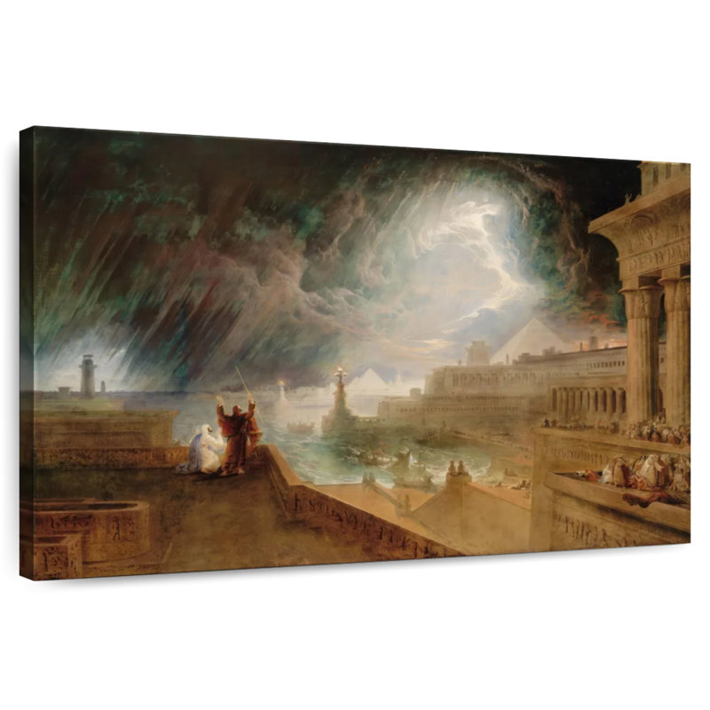 Adella The Seventh Plague, 8" H x 12" W