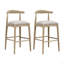 Chaise minimaliste sophistiquée (ensemble de 2)-215234562-215234573