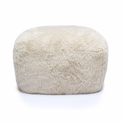 Amrita Vegan Shearling Ottoman