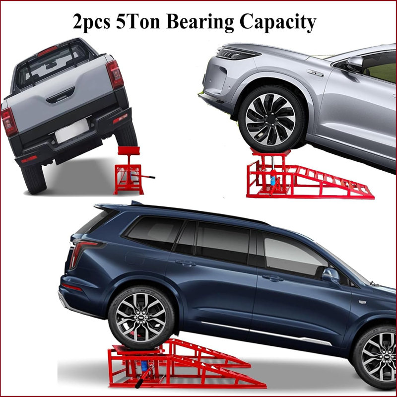 babevy 2pcs Auto Car Truck Service Ramps Lifts,11023lbs(5t) Heavy Duty ...