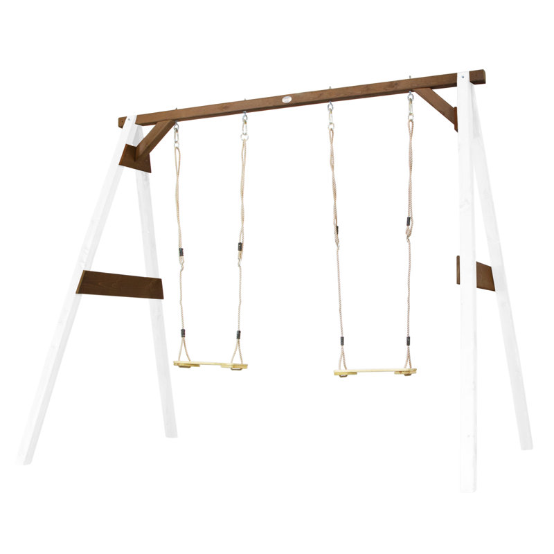 AXI Swing Set Swing(s), White/Brown