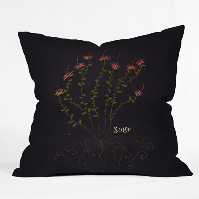 Coussin en jeté sage