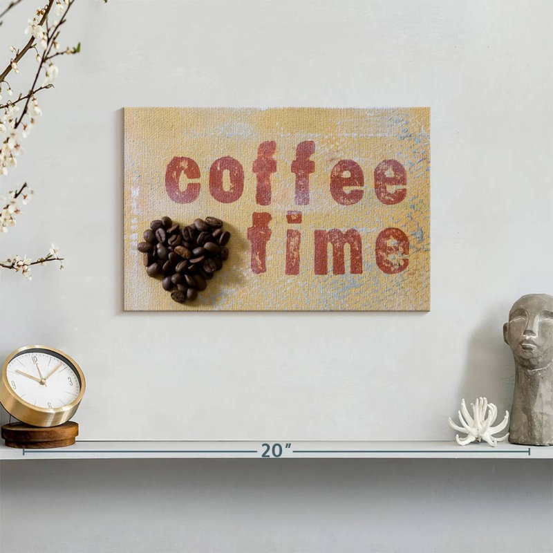 Tergel Coffee Time Typography, 8" H x 12" W