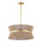 19.7" Modern Coastal 6-Light Rope Drum Chandelier-1419464537-1419464536