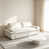 Beige + velours blanc sélectionné