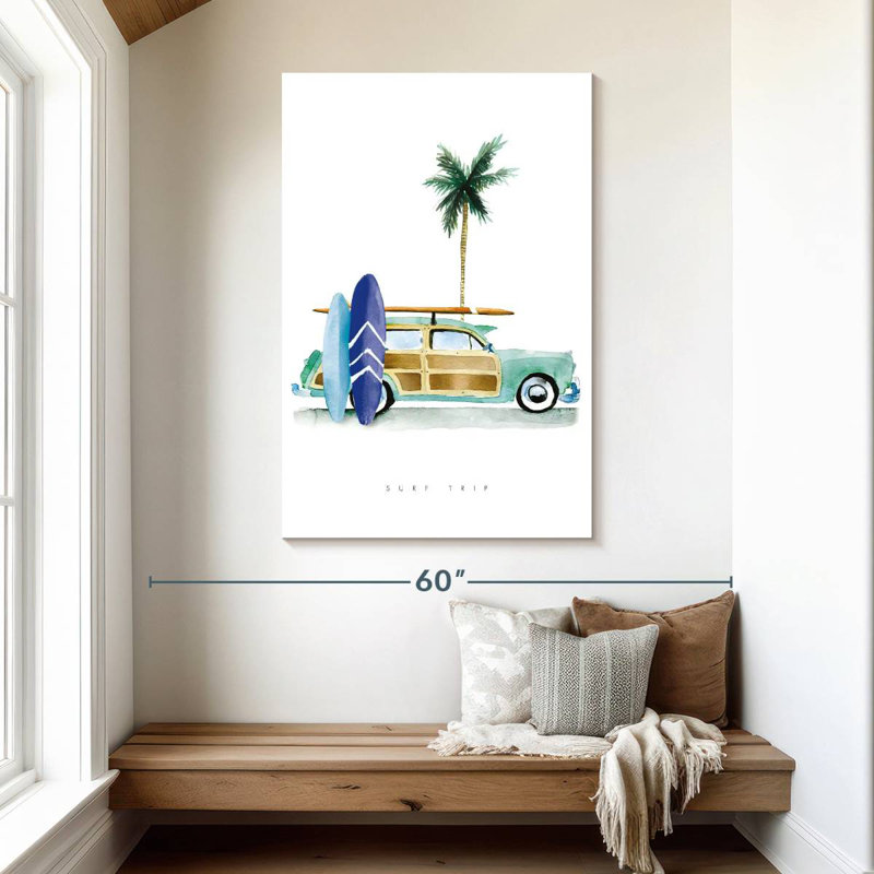 Senne Surf Days I, 48" H x 32" W