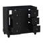 [Cabinet seulement] Meuble-lavabo noir de 36 po (lavabo non inclus)