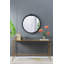 Cadre de miroir antique rose sculpté à la main, miroir mural rond pour les espaces de vie, la salle de bain et le vestibule-632218423