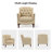 Annja 32" W Tufted Genuine Leather Armchair-87637091