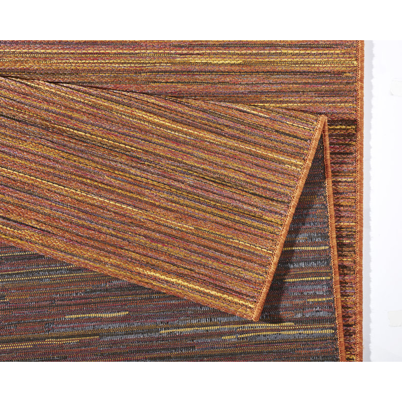 Lotus Indoor/Outdoor Orange Rug, Rectangular 160 x 230cm
