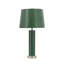 Lampe de table en cuir