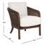 Fauteuil demi-tonneau Caruso