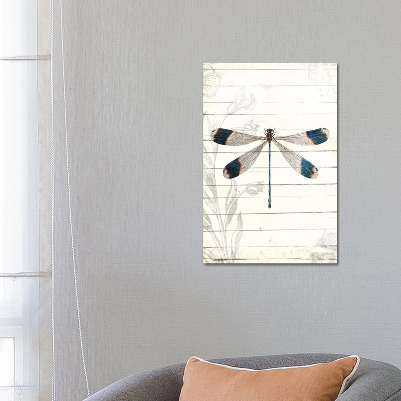 Dragonfly Look by Milli Villa - Wrapped Canvas Print, 66.04 cm H x 45.72 cm W x 1.91 cm D