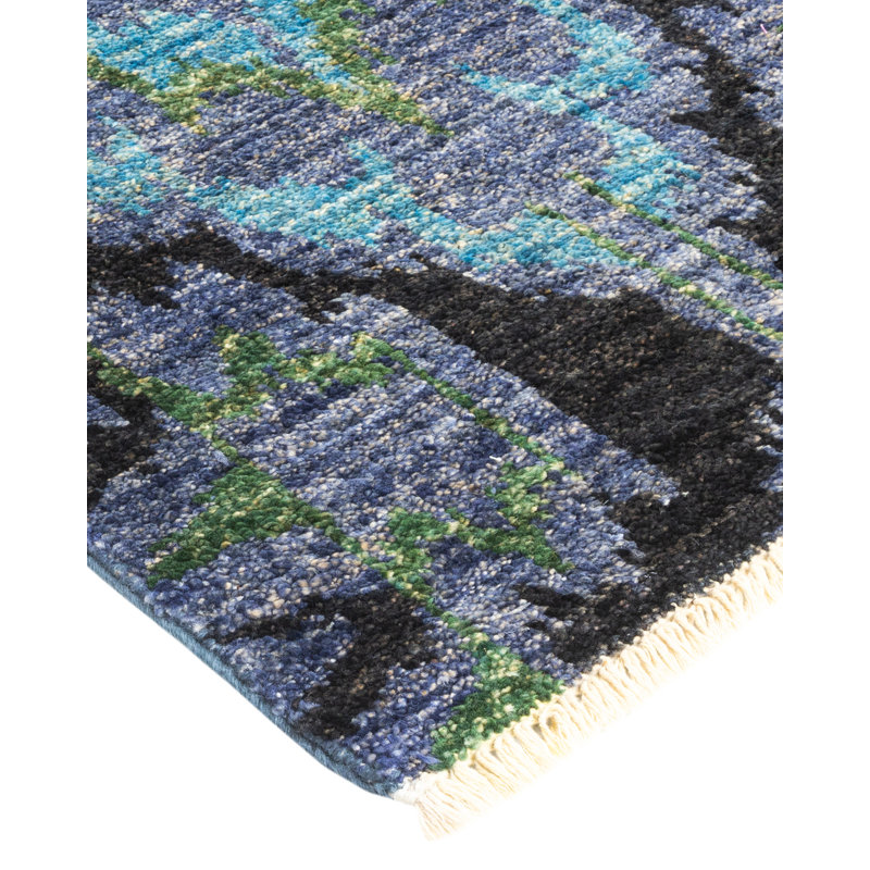 Contemporary One-of-a-Kind Runner 2'7" X 10'3" Area Rug