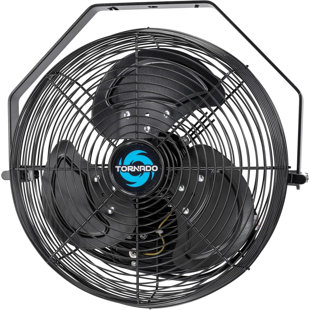Ventilateur mural industriel en métal résistant à l'eau haute vitesse IPX4 de 12 pouces Tornado
