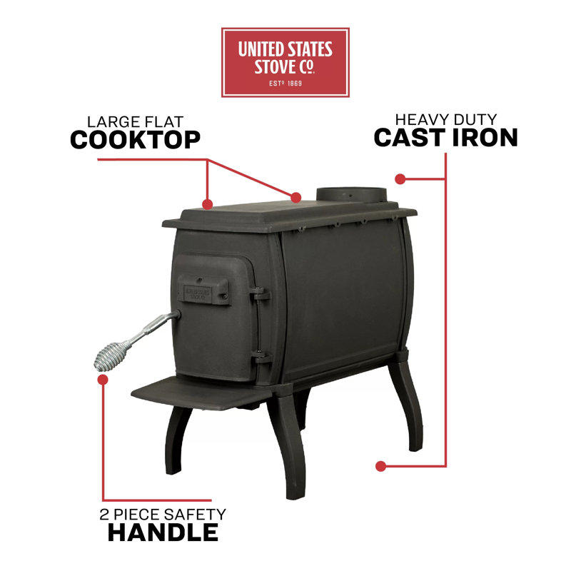 Us Stove 900 Sq. Pi. Poêle à bûches
