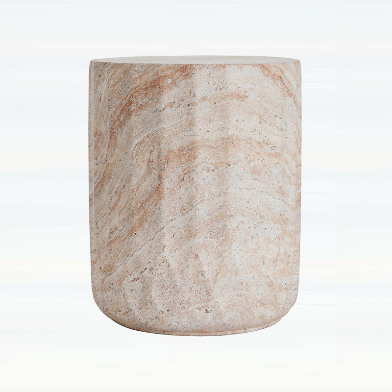Table de bout extérieure et intérieure en béton léger
