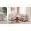 Banquette d'angle modulaire avec rangement, banquette de petit-déjeuner rembourrée en forme de L pour 4 personnes avec 1 siège d'angle-880015957-880015958