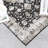 Large Dining Room Rugs 10x13 Medallion Accent Carpet with Non Slip Backing, Non Shedding Traditional Indoor Mats, Machine Washable Thin Floor Cover for Bedroom, Kitchen-652331940-650935148
