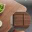 Black walnut utility rectangular dining table-1861584157