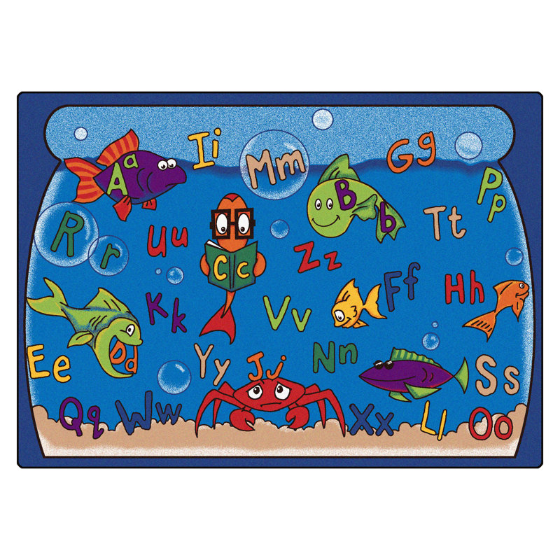 Tapis bleu / rouge touffeté de qualité supérieure, Rectangle 8 pi 4 po x 11 pi 8 po