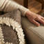 Novalee Hand Felted Wool Throw Pillow Cover-300221033