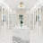 Gwinnett Glass Semi Flush Mount