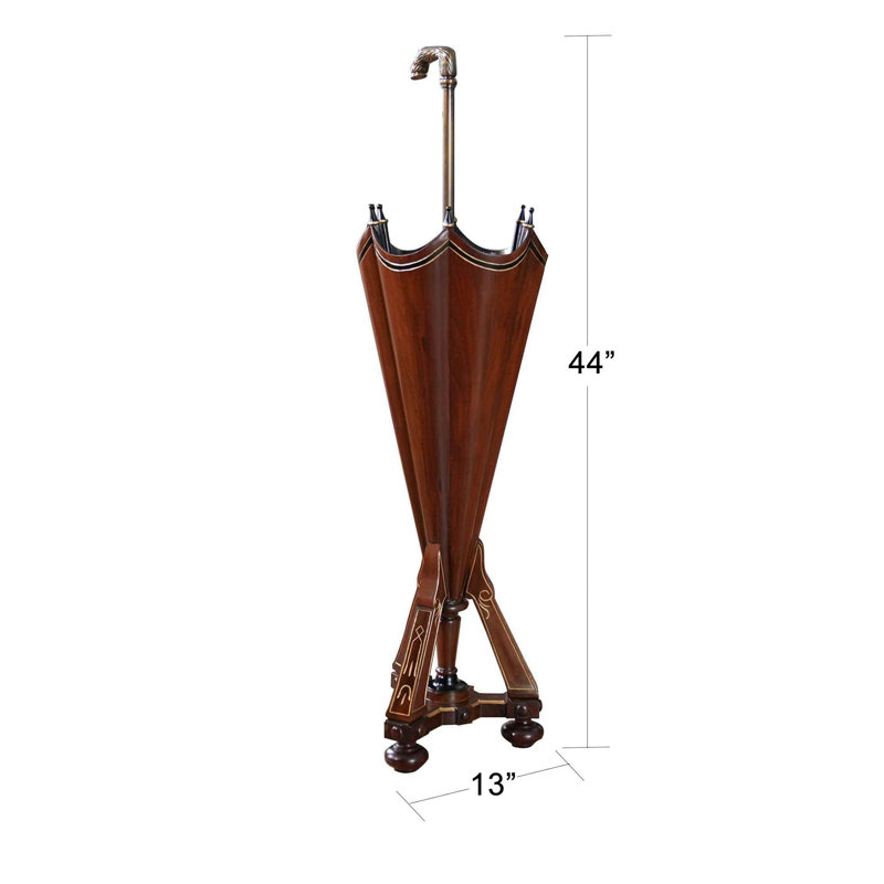Solid Wood Freestanding Umbrella Stand