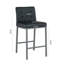 Chaise parsons en métal capitonnée Mariaines-1486094362