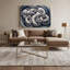 Cats, art russe sur toile gris bleu russe-170408389