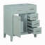 Meuble-lavabo de 30 po sans lavabo, base d'armoire seulement, armoire de salle de bain avec tiroirs, structure solide et panneau de fibres à densité moyenne, vert-1242294130