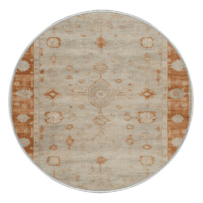 Machine Washable Overdyed Beige Area Rug