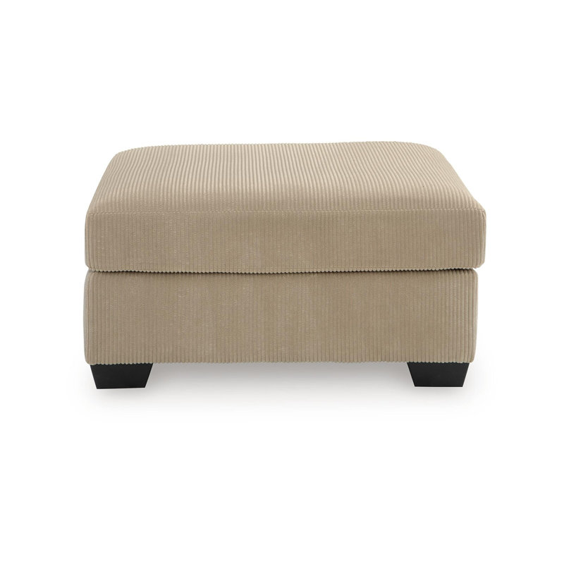Repose-pieds simple surdimensionné SimpleJoy, Beige