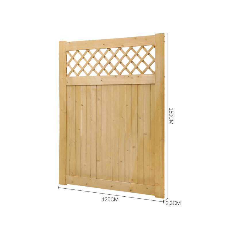 150cm H x 120cm W Solid Wood Gate
