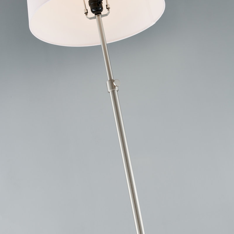 Allexis Metal Table Lamp, Brushed Nickel