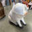Comic Pig Sitting Life Size Statue