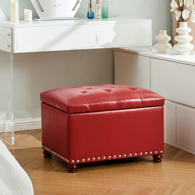 Magoon High-End Classy Rectangular Tufted Storage Ottoman by House of Hampton