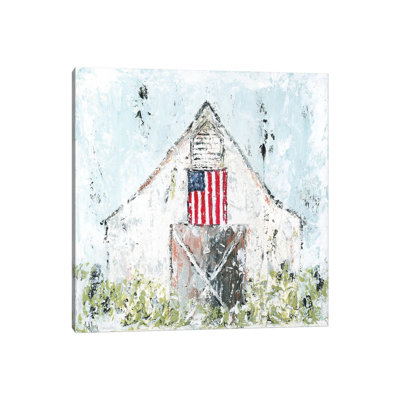 Americana Barn by Ashley Bradley - Wrapped Canvas Print