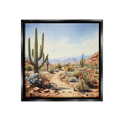 "Desert Cactus Path" par RB sur toile