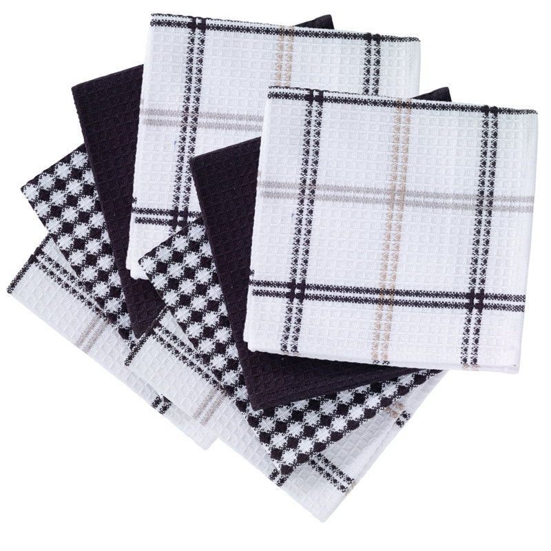 T-fal Flat Waffle Kitchen Dishcloth Set, Neutral
