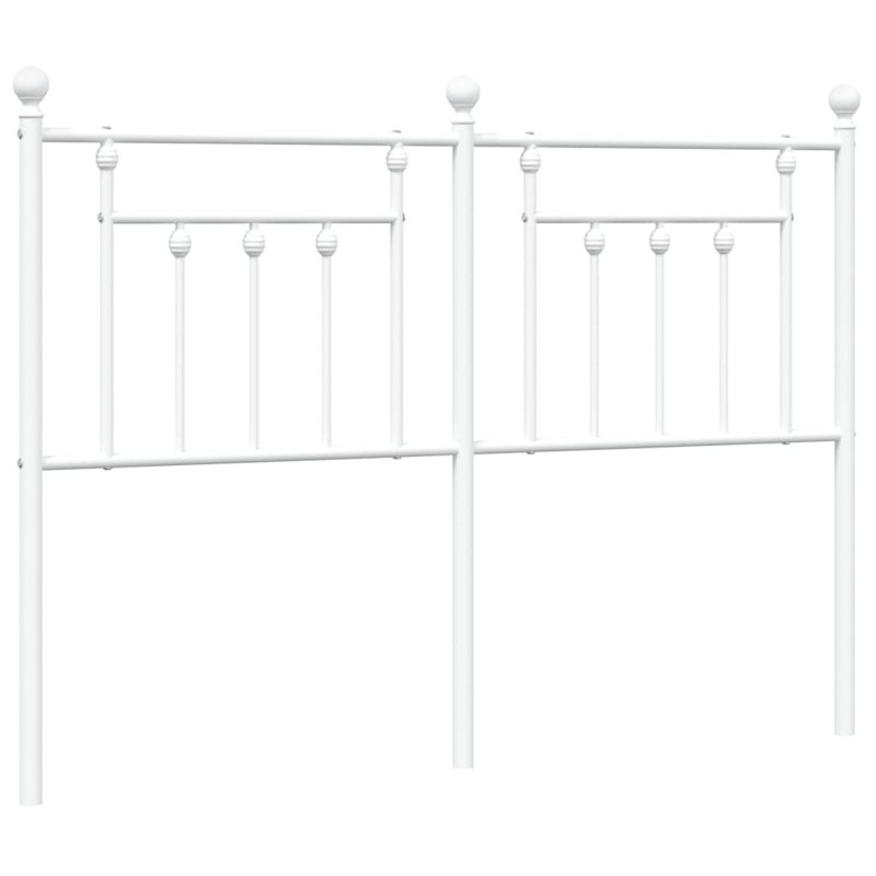 Metal Replace Headboard 140 Cm, 97cm H x 156cm W x 3cm D, White