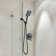 MultiFunctional 6-Spray Rectangular Shower Head with Filter and Hose