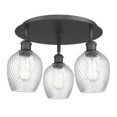 Plafonnier encastré 3 lumières 17 po Beka