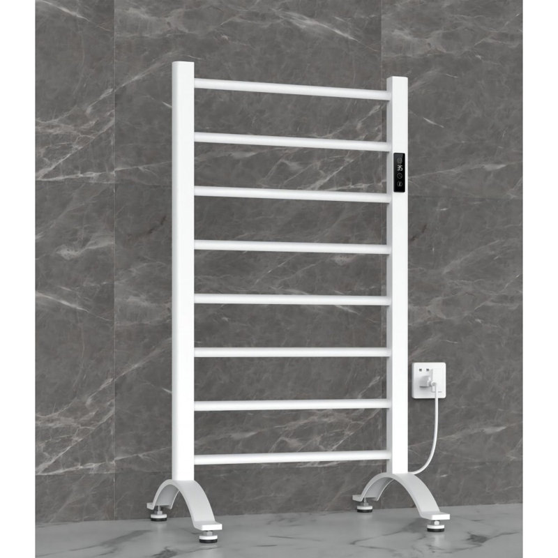 chauffe-serviettes électrique mat, Blanc mat